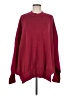 Free People Solid Burgundy Pullover Sweater Size M - photo 1