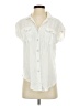 Jachs Girlfriend Ivory Short Sleeve Blouse Size XS - photo 1