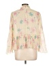 Ganni 100% Polyester Ivory 3/4 Sleeve Blouse Size EU 44 / US 14 - photo 2