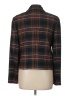Brooks Brothers Plaid Checkered-gingham Blue Brown Blazer Size 12 - photo 2