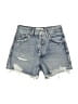 AGOLDE Blue Denim Shorts Size 24 waist - photo 1