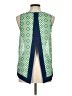 Charming Charlie 100% Polyester Green Sleeveless Top Size M - photo 2