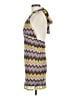 Almost Famous 100% Polyester Chevron-herringbone Brown Cocktail Dress Size M - photo 5