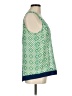 Charming Charlie 100% Polyester Green Sleeveless Top Size M - photo 4