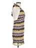 Almost Famous 100% Polyester Chevron-herringbone Brown Cocktail Dress Size M - photo 4