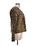 Shein 100% Polyester Animal Print Brown Cardigan Size L - photo 4