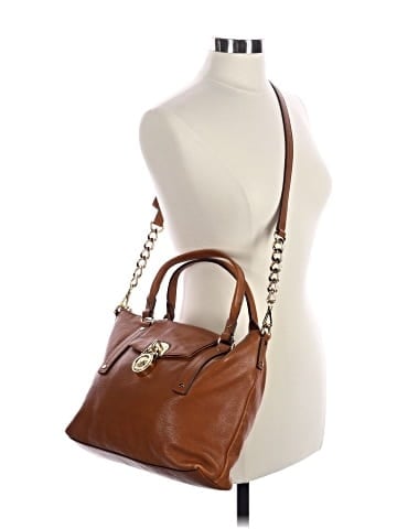 MICHAEL Michael Kors Leather Satchel (view 2)