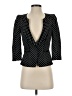 White House Black Market Polka Dots Black Blazer Size 0 - photo 1