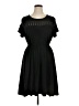 Torrid Solid Black Casual Dress Size 1X Plus (1) - photo 1