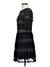 BCBGMAXAZRIA Stripes Black Cocktail Dress Size S - photo 5