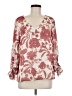 Vince Camuto 100% Polyester Pink Long Sleeve Blouse Size M - photo 1