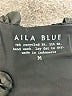 Aila Blue Black Swimsuit Top Size M - photo 3