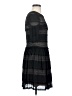 BCBGMAXAZRIA Stripes Black Cocktail Dress Size S - photo 4