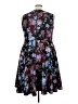 City Chic Floral Blue Black Cocktail Dress Size 22 Plus (XL) - photo 2