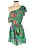 Fashion Nova 100% Polyester Tropical Green Romper Size S - photo 1