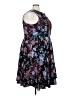 City Chic Floral Blue Black Cocktail Dress Size 22 Plus (XL) - photo 4