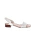 Aldo 100% Leather Color Block White Sandals Size 5 - photo 1
