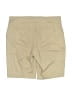 IZOD Solid Tan Khaki Shorts Size 14 - photo 2