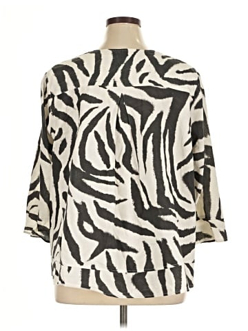 For Cynthia 3/4 Sleeve Blouse (view 2)