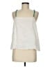 Zara 100% Linen White Sleeveless Blouse Size M - photo 1