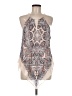 BCBGMAXAZRIA Paisley Ivory Sleeveless Blouse Size M (estimated) - photo 1