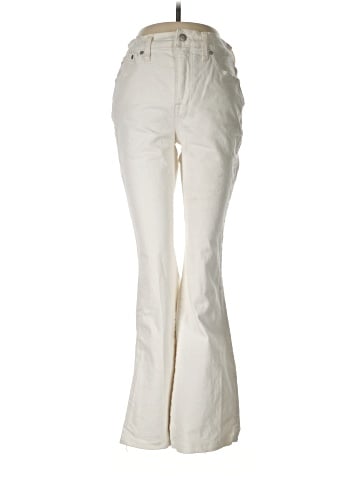 Madewell Flea Market Flare Jeans in Tile White (view 1)