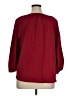 Willi Smith 100% Polyester Burgundy 3/4 Sleeve Blouse Size XL - photo 2