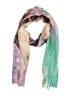 Echo 100% Polyester Teal Scarf One size - photo 1