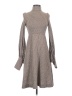 Assorted Brands Chevron-herringbone Gray Casual Dress Size S (estimated) - photo 1