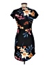 Derek Heart Print Black Casual Dress Size M - photo 2