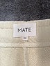 Mate 100% Cotton Ivory Casual Pants Size XS - photo 4