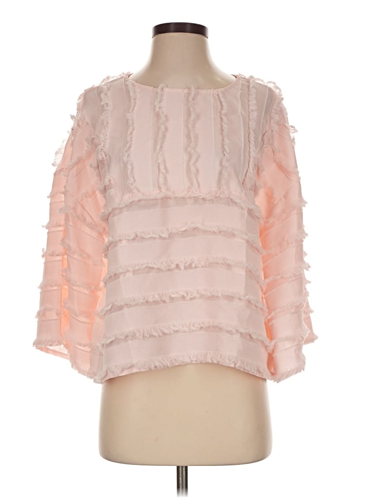 Pre-owned Cupio 3/4 Sleeve Blouse In Pink