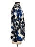 Zara Floral Blue Long Sleeve Blouse Size XS - photo 4