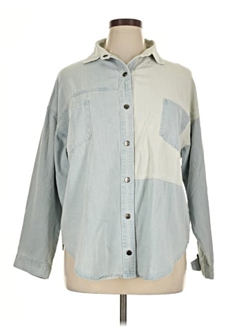 chic soul (chicsoul.com) Long Sleeve Button-Down Shirt (view 1)