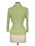 E.C. Designs 100% Polyester Green 3/4 Sleeve Blouse Size M (petite) - photo 2