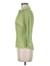 E.C. Designs 100% Polyester Green 3/4 Sleeve Blouse Size M (petite) - photo 5