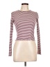 Topshop Burgundy Long Sleeve Top Size 6 - photo 1