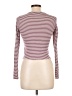 Topshop Burgundy Long Sleeve Top Size 6 - photo 2