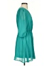 Alya Solid Teal Casual Dress Size S - photo 4