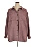 Maurices Houndstooth Burgundy Coat Size XL - photo 1