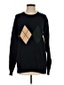 Brandy Melville 100% Cotton Argyle Black Pullover Sweater Size XS - photo 1