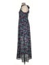 Miami 100% Polyester Print Teal Cocktail Dress Size S - photo 5