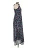 Miami 100% Polyester Print Teal Cocktail Dress Size S - photo 4
