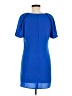 Pink Owl 100% Polyester Solid Blue Casual Dress Size M - photo 2