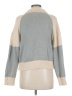 ON YOU Color Block Blue Pullover Sweater Size M - photo 2