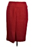 Moulinette Soeurs Chevron-herringbone Red Formal Skirt Size 6 - photo 2