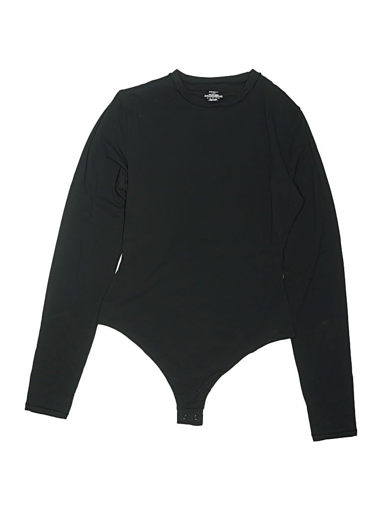 Pre-owned Skims Bodysuit In Black