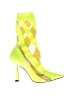 Jimmy Choo x Mugler Color Block Yellow Green Boots Size EU 35 - photo 1