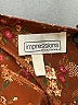 Impressions Floral Brown Short Sleeve Blouse Size XL (estimated) - photo 7