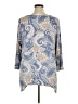 Ruby Rd. Blue 3/4 Sleeve Blouse Size XL - photo 2